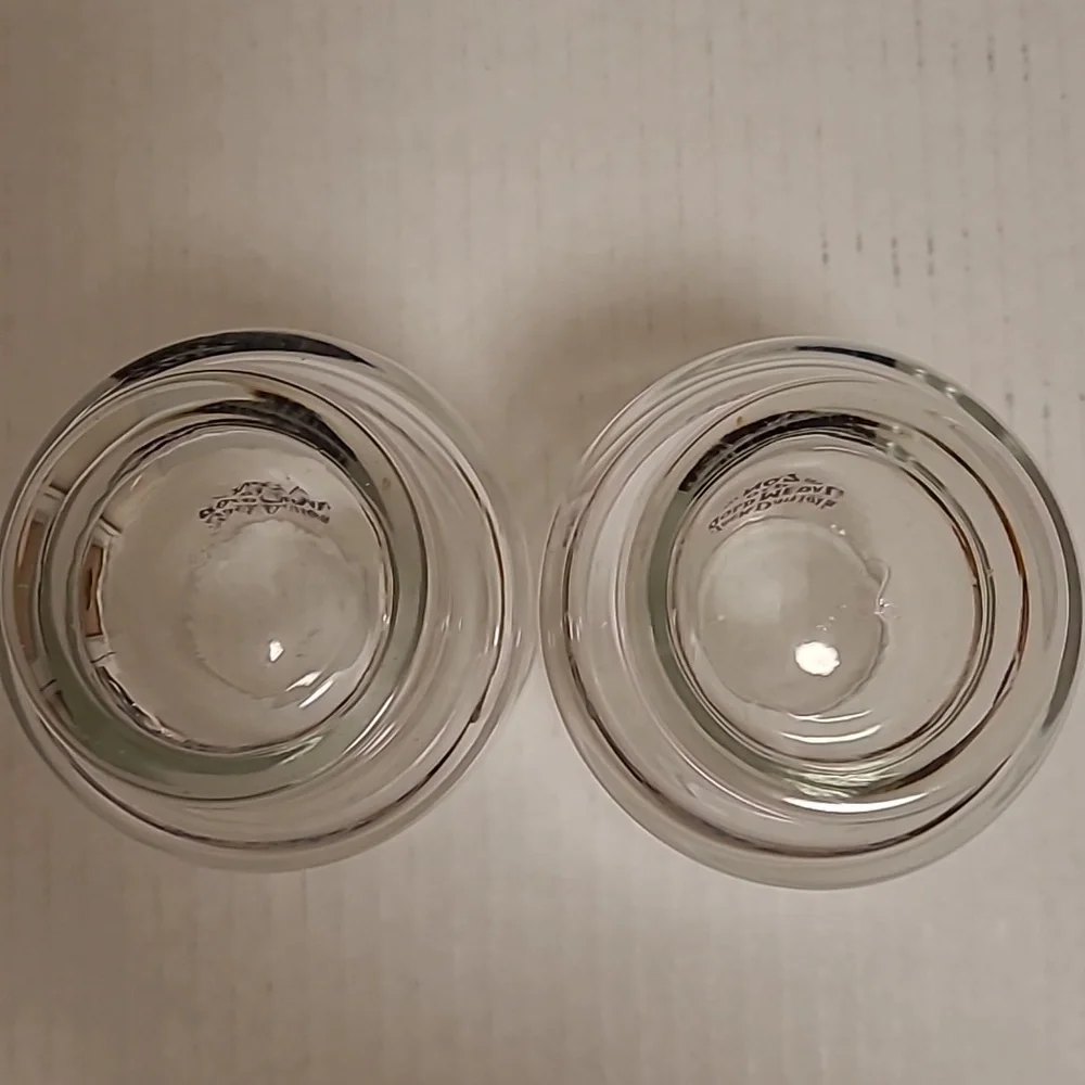Pair of Jack Daniels Gold Medal No.7 Whiskey Glasses